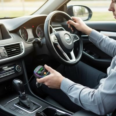 Transmetteur fm bluetooth